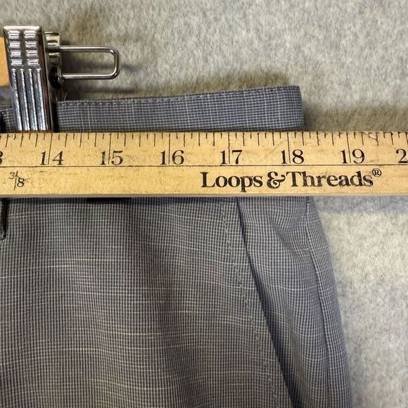 Travis Mathew Mens Size 36 Flat Front Dress Shorts Black White Check Pockets - Picture 4 of 7